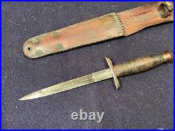 1 of 70 ORIGINAL WW2 US Navy CASE V42 STILLETTO COMMANDO KNIFE V42 FSSF Dagger