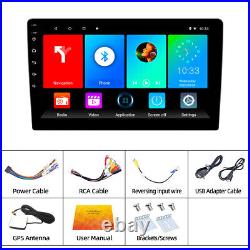 10.1 Double 2Din Car Radio Stereo Android 11 Carplay GPS Navi WiFi Touch Screen