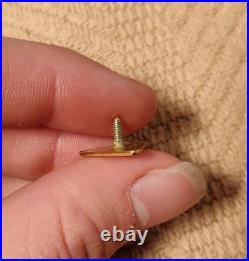 10k Yellow Gold USN/USMC Fleet Reserve Association screw on pin