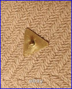 10k Yellow Gold USN/USMC Fleet Reserve Association screw on pin