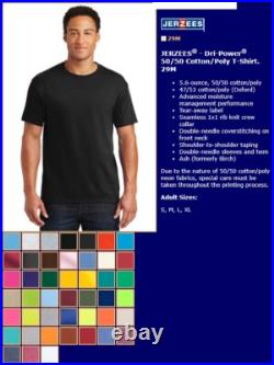 12 High Quality Custom custom printed shirts crafted by USA military veterans