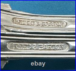14 Pc USN Navy Silverplated & Stainless FLATWARE & TEASPOONS Kings Pattern