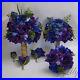 17-Piece-Package-Wedding-Bridal-Bouquet-Silk-Flower-NAVY-DARK-BLUE-PURPLE-RUSTIC-01-cszh