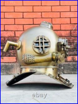 18 Anchor Engineering Diving Divers Helmet Brown Marine Scuba Diving Helmet