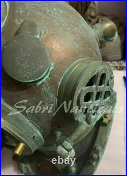 18 Diving Divers Helmet U. S Navy Mark V Deep Sea Antique Scuba Anniversary Gift