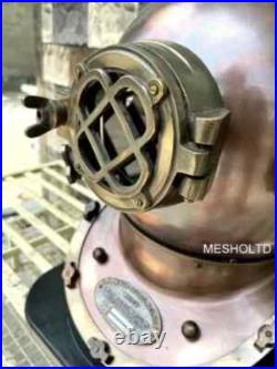18 Diving Divers Helmet U. S Navy Mark V Deep Sea Antique Scuba Vintage Helmet