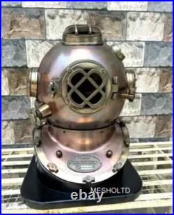 18 Diving Divers Helmet U. S Navy Mark V Deep Sea Antique Scuba Vintage Helmet