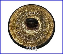 1820s US Navy Officer Coat Button Robinson Albert NA 62B Pre Civil War Post 1812