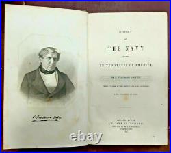1847 THE HISTORY OF THE NAVY OF THE UNITED STATES OF AMERICA Figured