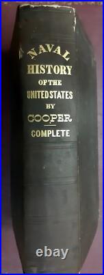 1847 THE HISTORY OF THE NAVY OF THE UNITED STATES OF AMERICA Figured