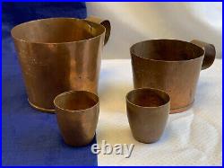 1881 H. L. H. United States Navy Ordnance Dept. 1 lb & 8 oz & Mini Charge Cups