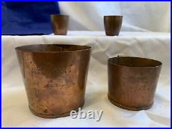 1881 H. L. H. United States Navy Ordnance Dept. 1 lb & 8 oz & Mini Charge Cups