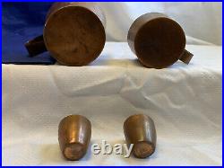 1881 H. L. H. United States Navy Ordnance Dept. 1 lb & 8 oz & Mini Charge Cups