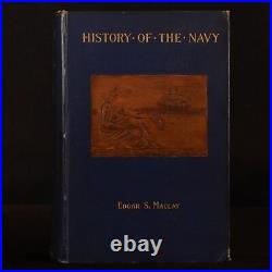 1894 2vol History of the United States Navy 1775-1893 1775-1894 Maclay Illustrat