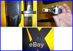 1895 Usmc Usn Winchester Lee-navy Cartridge Belt & Suspenders & Bayonet Set#1