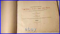 1899'united States Army & Navy Revolution Spanish Amer. War Chromolithographs