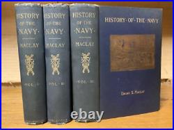 1901 A History Of The United States Navy Edgar Stanton Maclay Illustrated