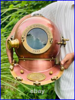 1921 Anchor Engineering Diving Helmet Nautical Steampunk Decor