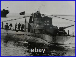 1922-1945 USS S-32 (SS-137) United States Navy S-Class Submarine Original Photo