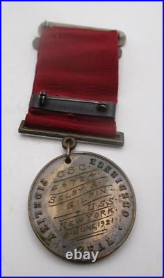 1932 United States Navy Good Conduct Medal Named USS R-17 New York CSC#
