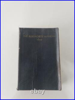1940 The Bluejackets Manual United States NAVY Military Personal Timeline