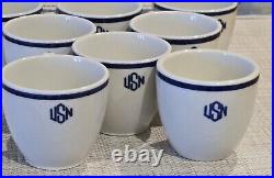 1940 Vintage UNITED STATES NAVY WARRANT OFFICER CUPS Lot Of 8 READ DESCRIPTION