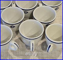 1940 Vintage UNITED STATES NAVY WARRANT OFFICER CUPS Lot Of 8 READ DESCRIPTION