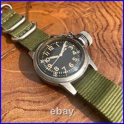 1940s Elgin USN BuShips Vintage Military Canteen Watch