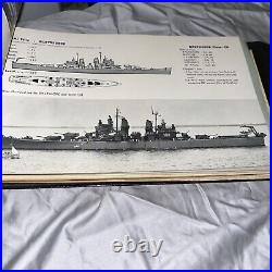 1943 VINTAGE U. S. NAVY TASK BINDER Naval Vessels Index Cruisers Battleships