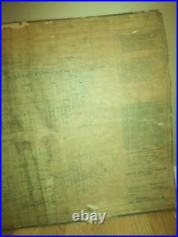 1943 blueprint for a U. S. Navy 63-foot Aircraft Rescue Boat (59x30 Inches)
