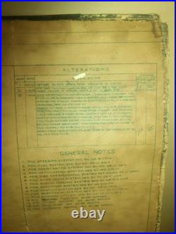 1943 blueprint for a U. S. Navy 63-foot Aircraft Rescue Boat (59x30 Inches)