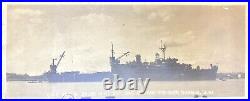 1945 MILITARY SHIP USS NORTON SOUND (A11) Whang-Poo River Shanghai, China Photo