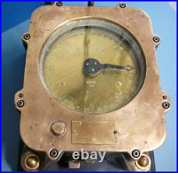 1945 WWII US Navy Bendix Submarine Underwater Log Speed Indicator