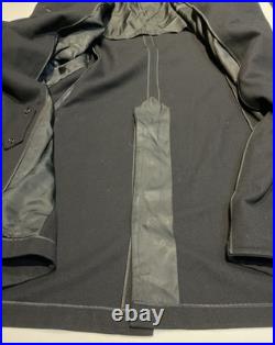 1950's U. S. Navy Officer's Bridge Coat Wool Sz 42L Golden Eagle Anchor Buttons