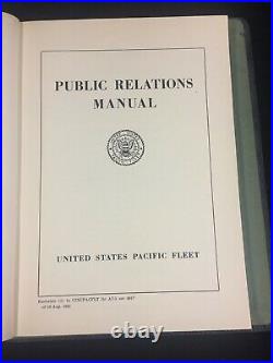 1951 United States Navy Pacific Command & Pacific Fleet Public Relations Manual