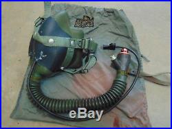 1958 Dated U. S. Navy Pilot's MS22001 Oxygen Mask, Size Large, WithBag