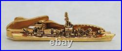 (1961) USS LONG BEACH cgn-9 NAVY BATTLE CRUISER OFFICERS TIE CLIP