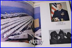 1963 Uss Saratoga Usn Navy Aircraft Carrier Log Book Uniform Patch Photo Lot