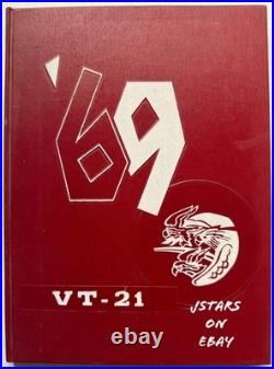 1969 United States Navy Training Squadron Yearbook Vt-21 Skyhawk Kingsville Tx