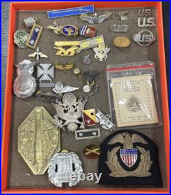 1970's United States Navy USN Commander Career Counselor Recruiting Service Pins