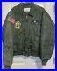 1980s-Green-USN-NAVY-Flight-Jacket-With-9-Patches-From-The-1970s-1990s-Named-E-01-zq