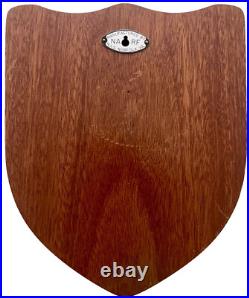 1985 Us Navy Naval Sea Combat Systems Engineering Station Brass Wood Plaque