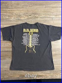 2002 Vintage T Shirt BB King Road Show Blues Tour T-Shirt, 2XL Rock Band Tee