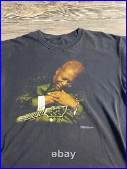 2002 Vintage T Shirt BB King Road Show Blues Tour T-Shirt, 2XL Rock Band Tee