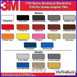 2019 2020 Chevy Silverado Hood Graphics BOW RALLY Racing Stripes Vinyl Decal Kit