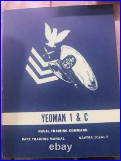 21 Navy Training Course Books And Enlisted Correspondence Courses Yeoman