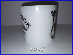 3pc US Navy Lot Coffee Cup, Sterling Submarine Warfare Insignia, Cap Badge VTG