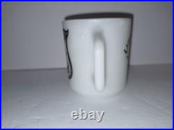 3pc US Navy Lot Coffee Cup, Sterling Submarine Warfare Insignia, Cap Badge VTG