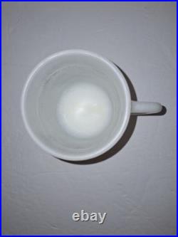 3pc US Navy Lot Coffee Cup, Sterling Submarine Warfare Insignia, Cap Badge VTG