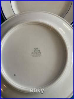 4 Shenango China US Navy USN Fouled Anchor 9 1/2 inch Dinner Plates